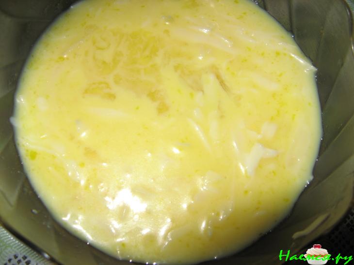 Сырный суп с сырной лапшой