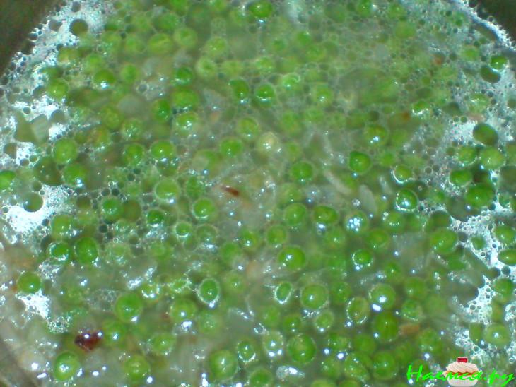 Суп-пюре из зелёного горошка (вариант)