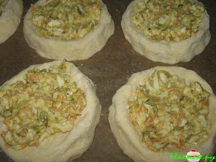 Ватрушки картофельные с капустой и яйцом Ватрушки картофельные с капустой и яйцом