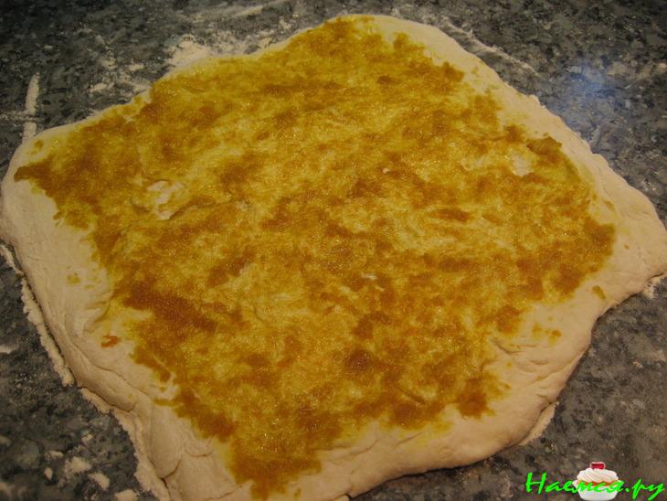 Шотландский пирог с имбирем и ревенем