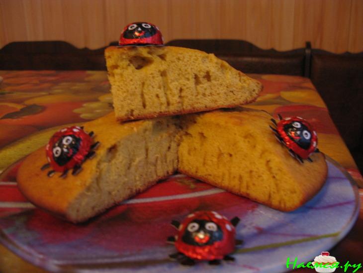 Пирог за 7 минут, воздушный и сытный