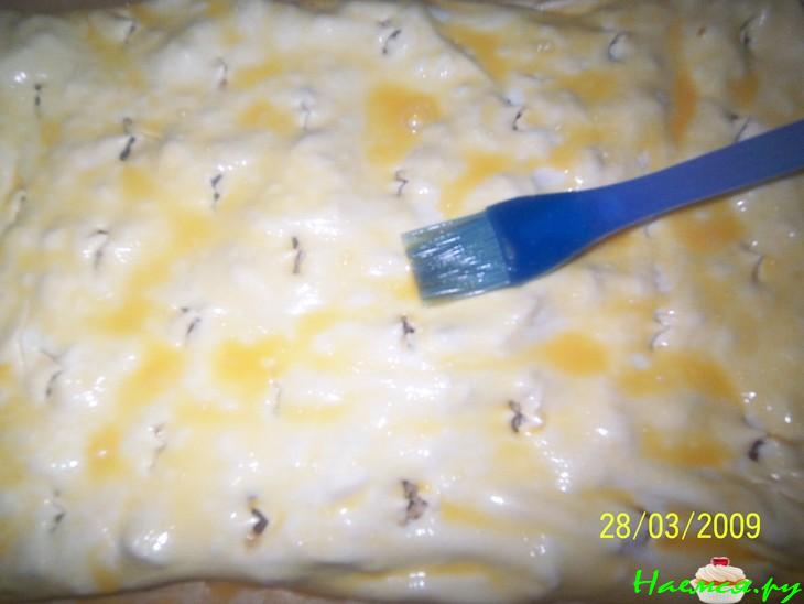 Пирог с курицей и грибами