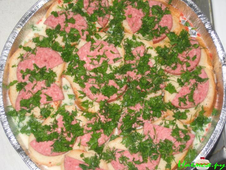 Пицца быстрая "Для детской оравы"