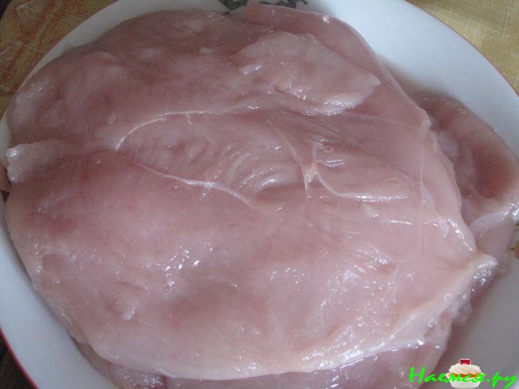 Куриные котлеты "Богатырские с сюрпризом", жаренные во фритюре