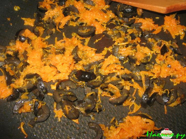 Рыба в горчичном соусе с маслинами