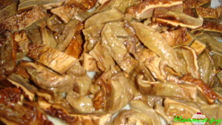 Плов с белыми грибами (постный)