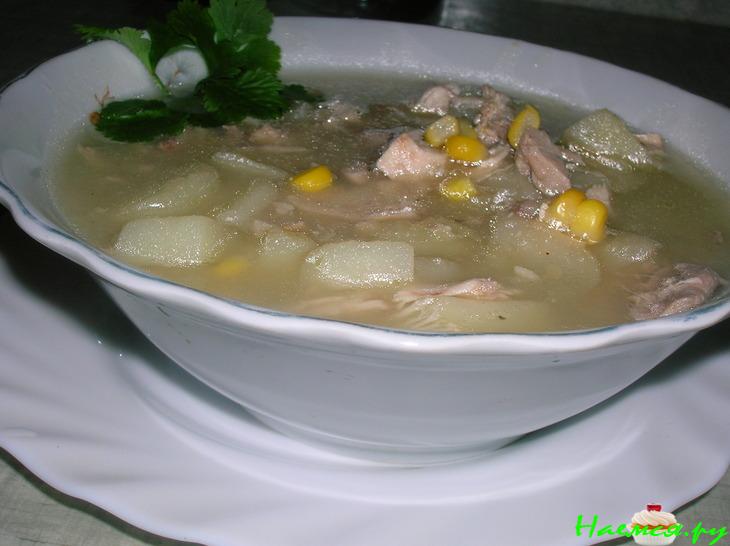 Куриный суп по-римски