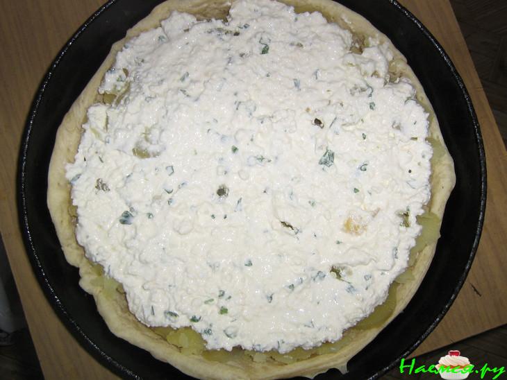 Луково-картофельный киш