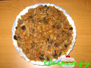 Овощи тушенные с шампиньонами Овощи тушенные с шампиньонами