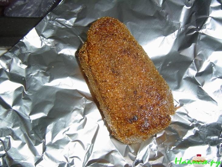 Рулетики из куриной грудки с плавленым сыром и зеленью