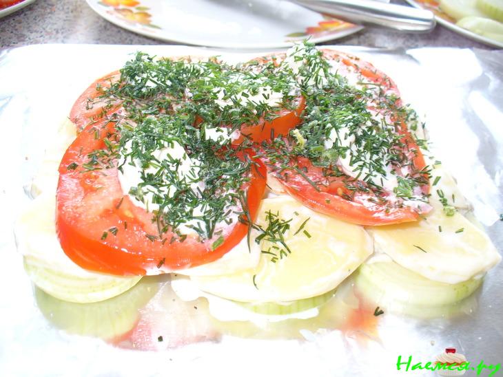 Запечённый красный окунь