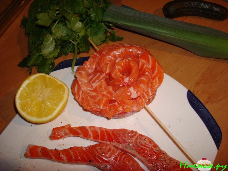 Розы из форели