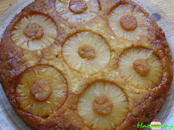 Ананасовый пирог с ванилью