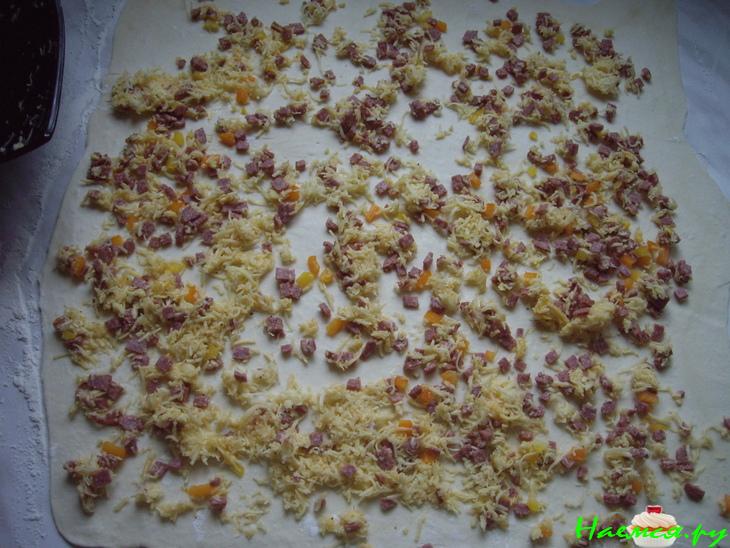 Спиральки из слоеного теста