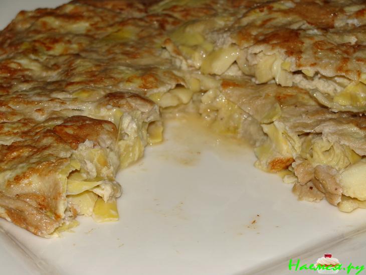 Тортия с артишоками