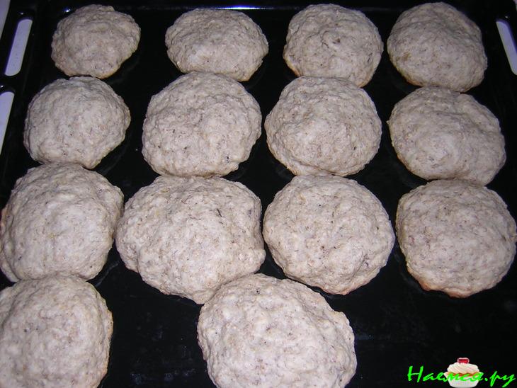 Бананово-овсяное печенье