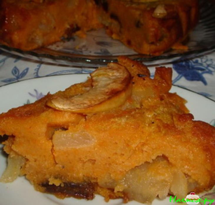 Тыквенный пирог с яблоками Тыквенный пирог с яблоками
