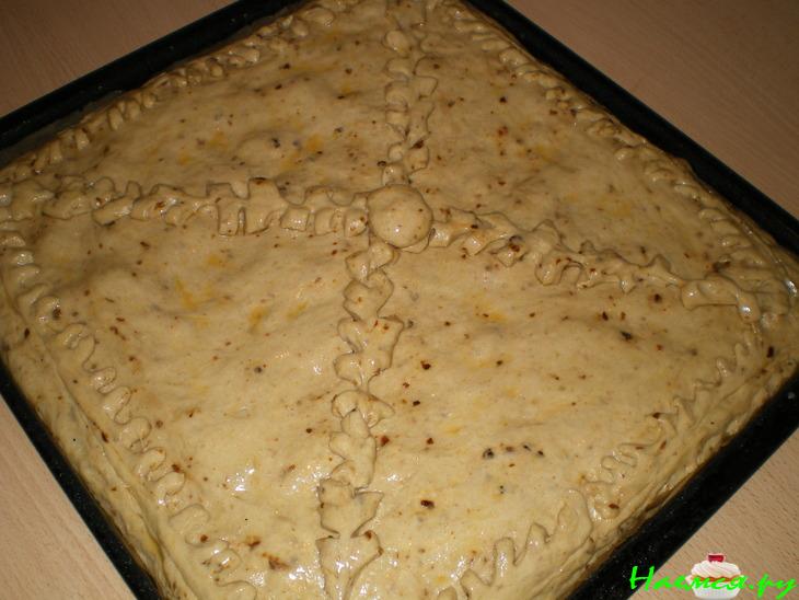 Простой пирог с пангазиусом и рисом