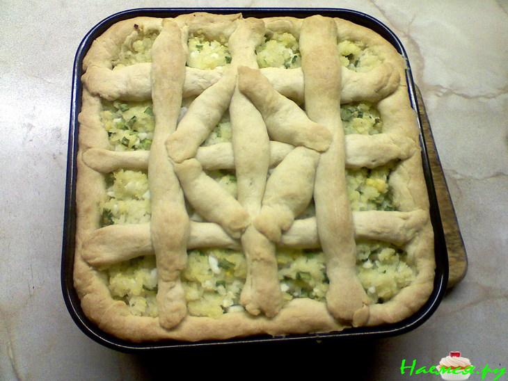 Пирог 'Зеленая полянка'