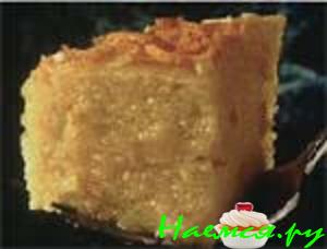 Банановый пудинг с лимоном