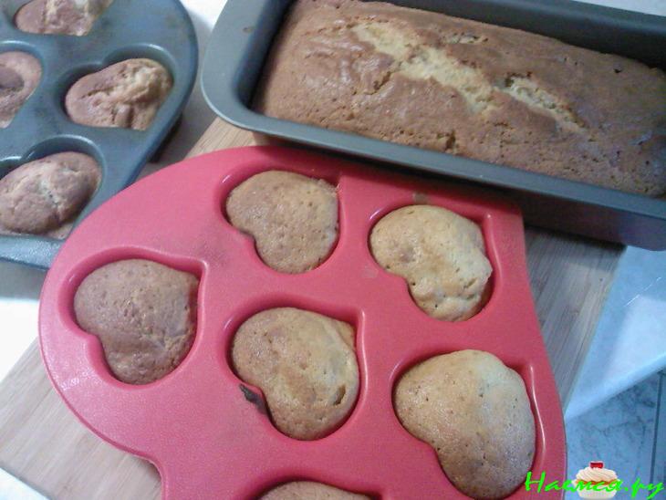 Кексы "Нежные" с печеньем и мармеладом