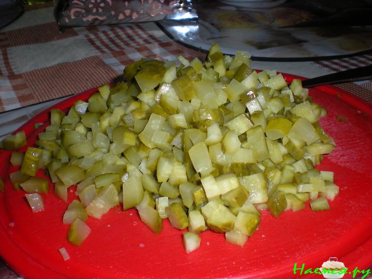 Салат "Балканский" с сельдью и свеклой