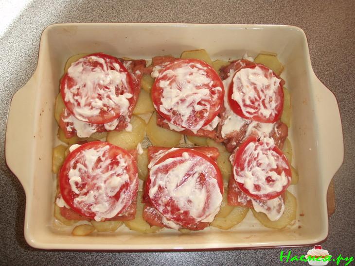 Красная рыба запечённая