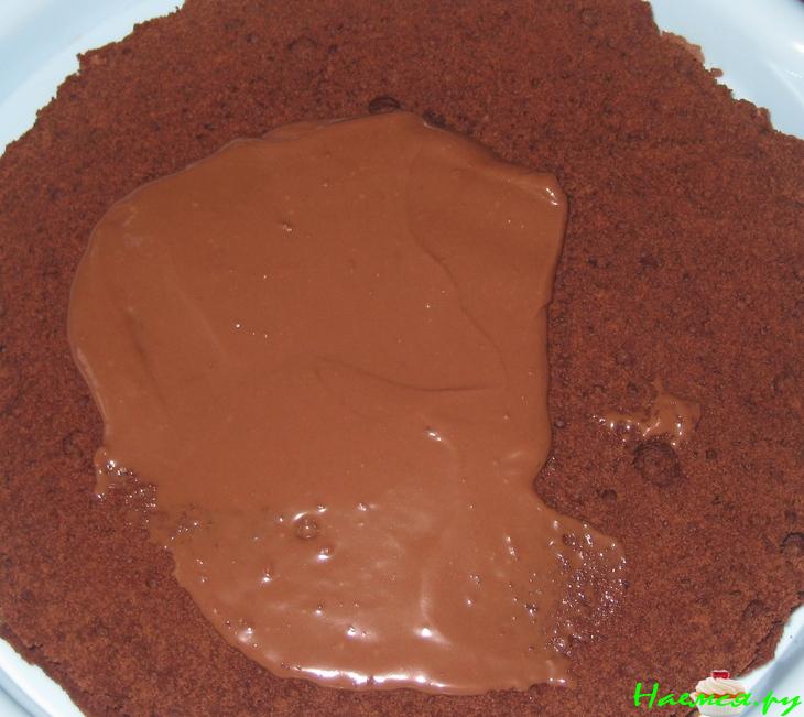 Торт брауни с трюфельной прослойкой и кофейным кремом "Очарование"