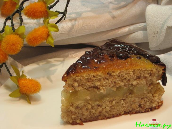 Шоколадно-грушевый торт