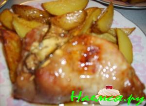 Куриные ножки фаршированные черносливом Куриные ножки фаршированные черносливом