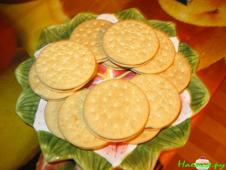 Экспресс пирожное-печенье с шоколадным кремом