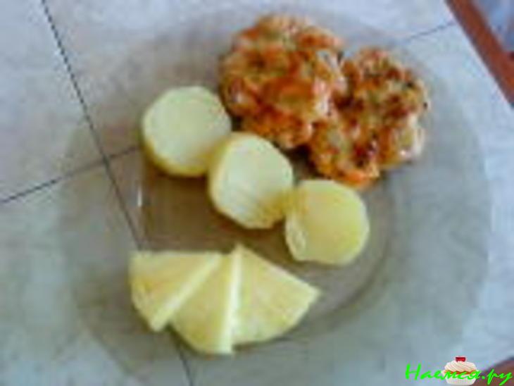 Рыбные котлеты из семги (форели)