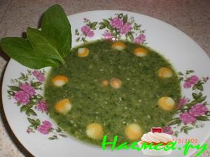 Суп-пюре "изумрудный"