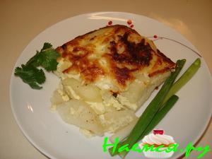 Картошечка с сыром и яйцом