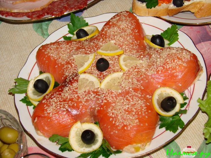 Салат "Морская звезда"