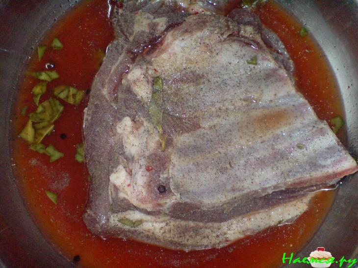 Грудинка, маринованная в ананасовом соке