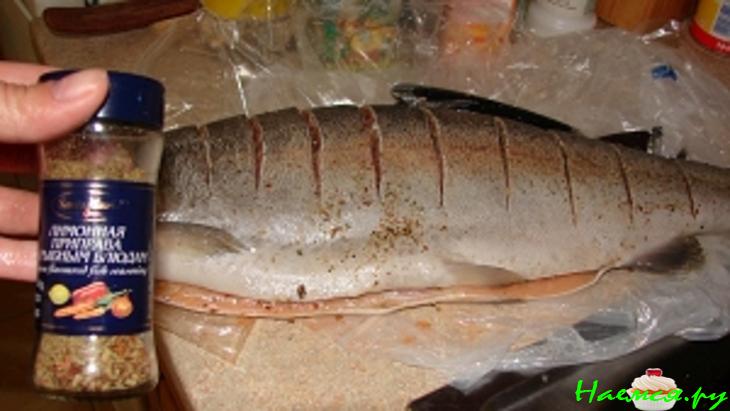 Форель, запечённая в фольге