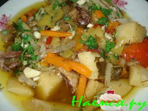 Чанахи с баранинкой