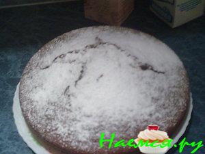 Шоколадный пирог с ванилью