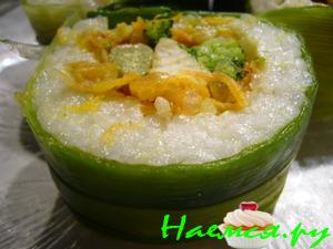 Роллы из лука порея