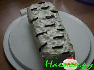 Торт 'Березовое полено'