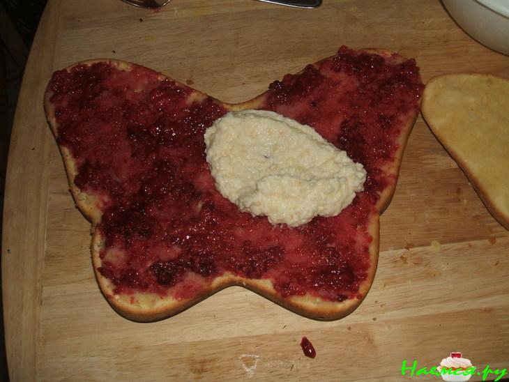 Торт "Бабочка" с коньячным сиропом