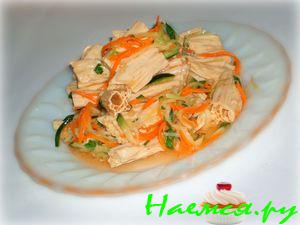 Салат с соевой спаржей Салат с соевой спаржей