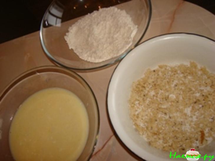 Рыбное филе в кокосовой панировке