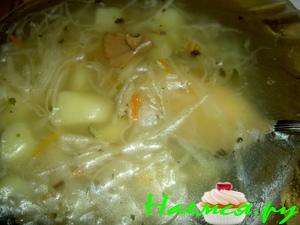 Щи "Капуста и грибы"