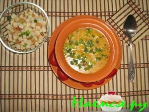 Супчик сырный с рыбкой