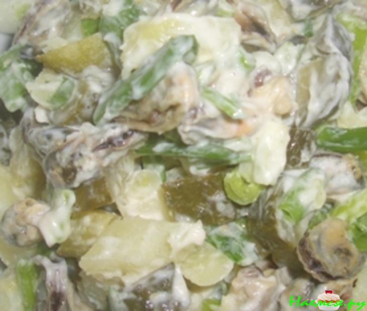 Салат "Мидии и Ко"