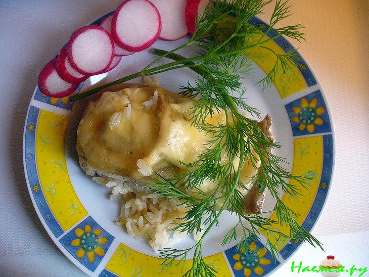 Кефаль в фольге