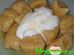 Ленивые вареники с тыквой