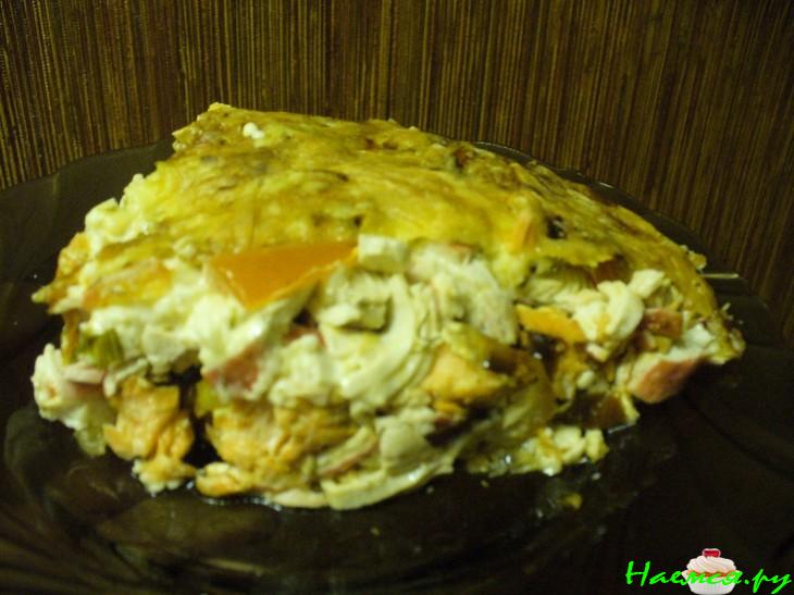 Запеканка "Рыбка по-королевски"